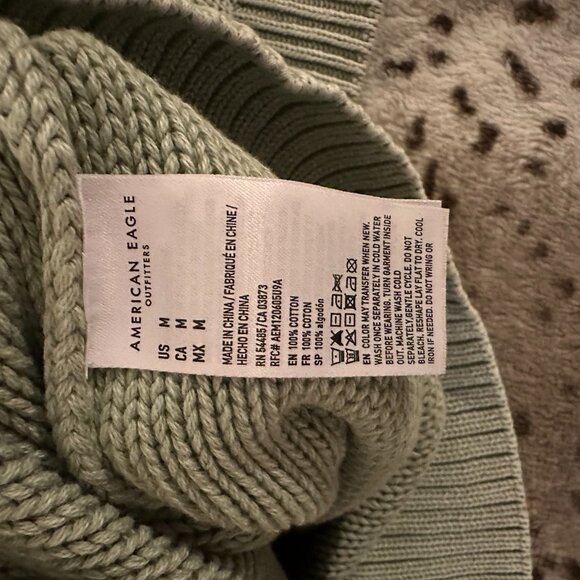 American Eagle Long Weekend V Neck Sweater - Picture 7 of 9